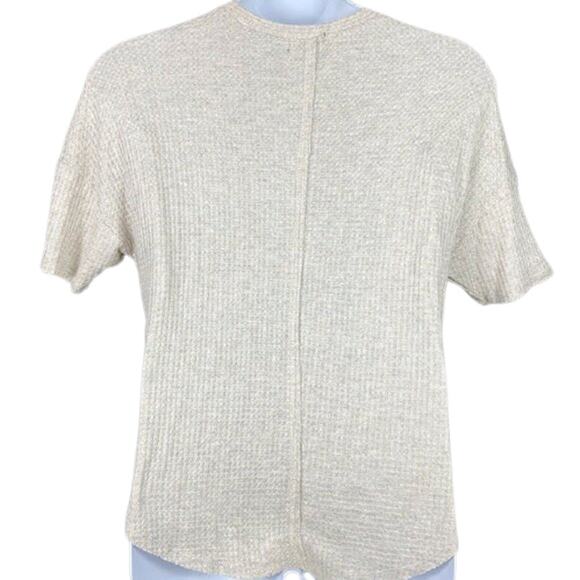 Eddie Bauer Thermal Tie-Front Button Up T-Shirt Size Medium - Picture 3 of 3